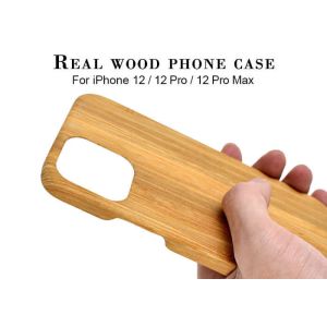 Quality Dirt Resistant Engraved Wooden Phone Case For iPhone 12 for sale