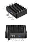 Fanless Embedded Box PC , Industrial Embedded Computer With 2 PCI/PCIe Slots