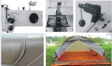 Long Arm Extra Heavy Duty Unison Feed Lockstitch Sewing Machine FX-158