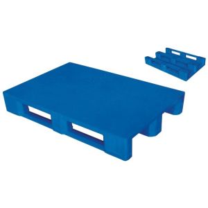 Quality Flat Surface Nestable Plastic Pallets 4 Way Plastic Shipping Pallets for sale