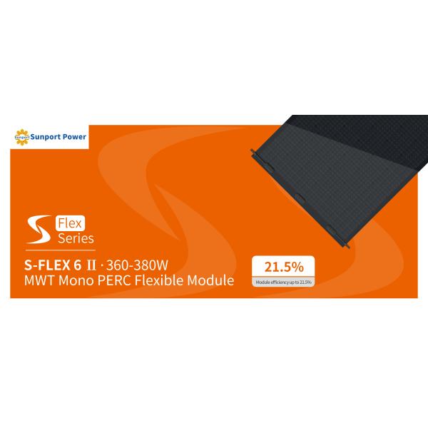 360W 380W Soft Solar Panel MWT Thin Film Flexible Solar Panels Full Black