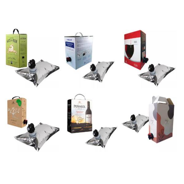 Aseptic Dispenser 1l 2l 3l 4l 5l Apple Juice Bag With Spigot Aluminum Foil With Funnels