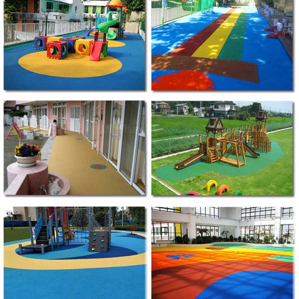 EPDM Rubber Granules Recycled Safety Colorful Granulated Rubber Surface