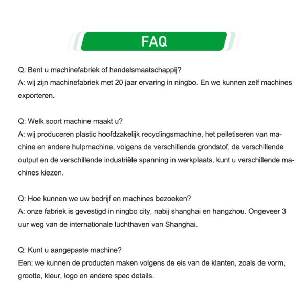 Automatic PP/PE Plastic Recycling Granulator with Water Ring Cutting