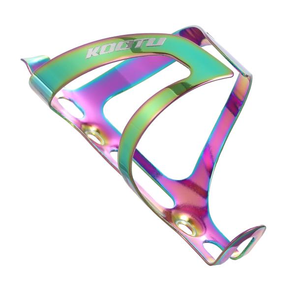 Colorful Bike Water Bottle Holder Chameleon Aluminum Kettle Cage Bottle Holder