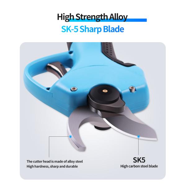 32mm LED Garden Tools Electric Pruning Shears With Progressive Function For Garden Work