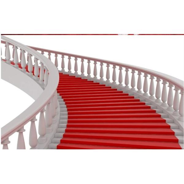 5mm Thickness Commercial Floor Mat Wedding Welcome Celebration Brushed Carpet