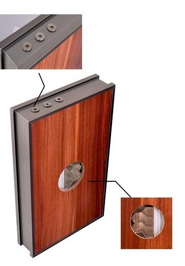 Simple Style Aluminium Office Doors, Aluminum Alloy Water Resistance Interior Office Door