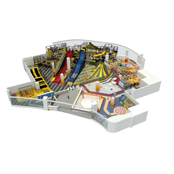 Customizable Indoor Play Structure for Kids with Jungle Theme