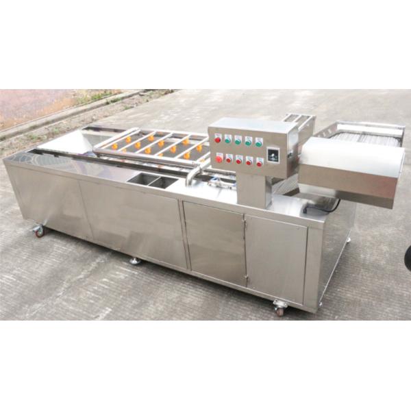 1500Kg/h Food Processing Machinery Transmission Net Chain Vegetable Washing Equipment