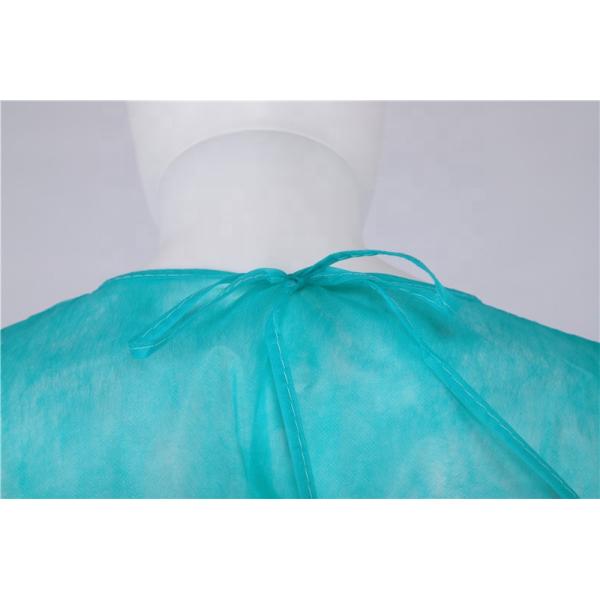 S&J Breathable and Flexible Disposable Non woven pp pe Medical Isolation Gown 510k 35g pp Latex-free Surgical Isolation Gowns