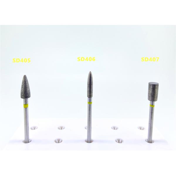 Abrasive Polishing Burs Dental Sintered Cylindrical Diamond Bur HP Shank
