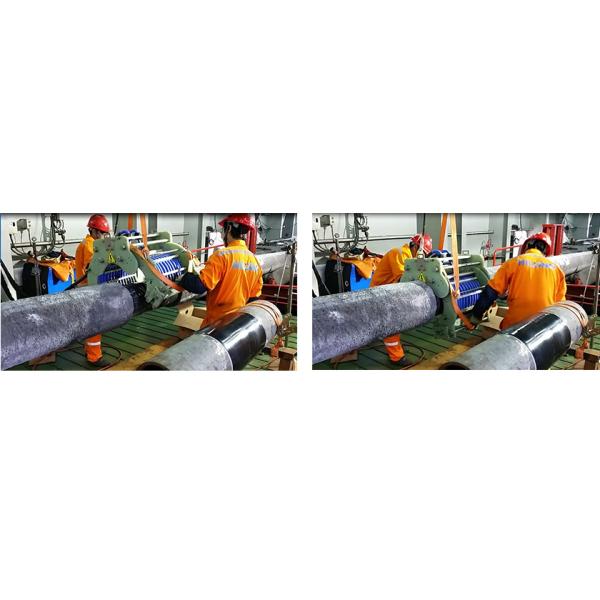 Oil Gas Pipeline IGBT Induction Heating Equipment For Field Joint Anti-corrosion Coating with Split Core Inductor