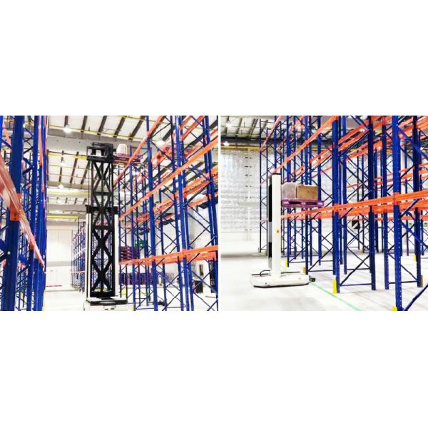 Very Narrow Aisle Fork-type Autonomous Mobile Robot