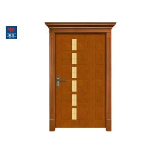 Quality Exterior Fire Rated Front Composite WPC Wood Door for sale