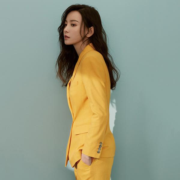 Regular Fit Women's Suit Two Pieces Long Sleeve Autumn For Office Lady Business Set