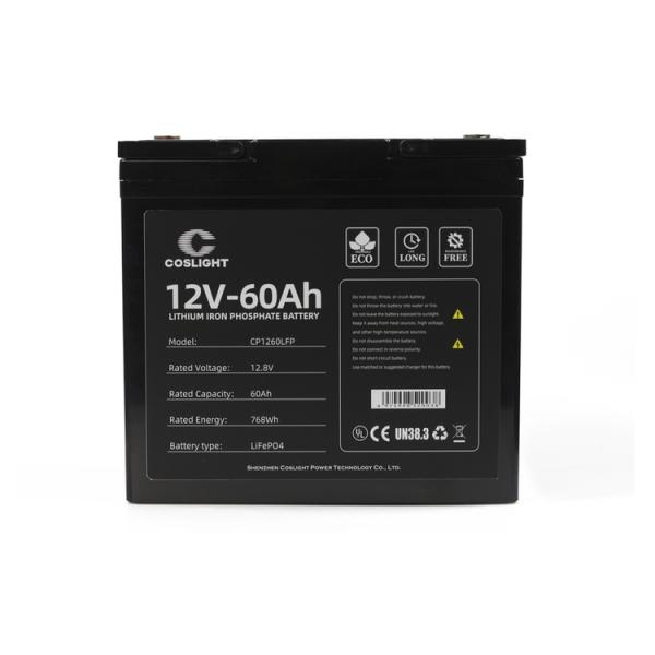 12v 60ah Lithium Iron Phosphate Battery For Motorhome Solar System