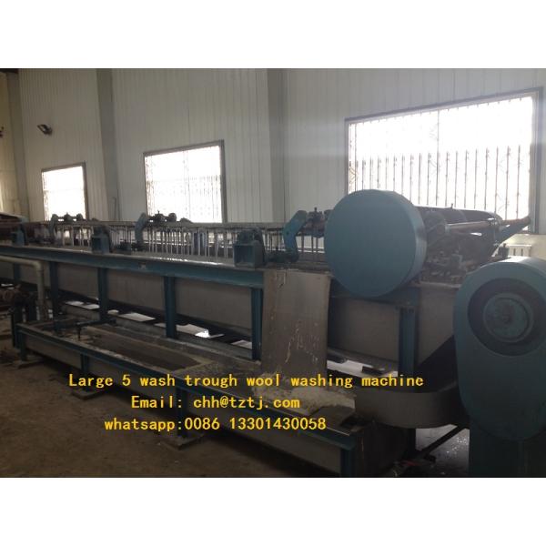 wool washing machine, Large 5 wash trough wool washing machine,Assembly line wool washing machine