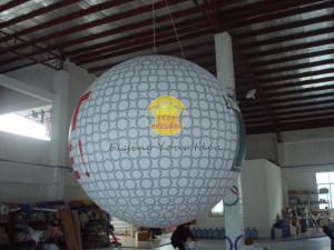 China Dia 2.5m Inflatable Advertising Helium Golf Ball with 0.18mm PVC, Sport Balloons on sale