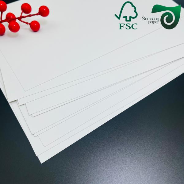 250gsm 300gsm One Sided Coated FBB Board 700mm 1000mm Ideal For Cosmetics Packaging FSC