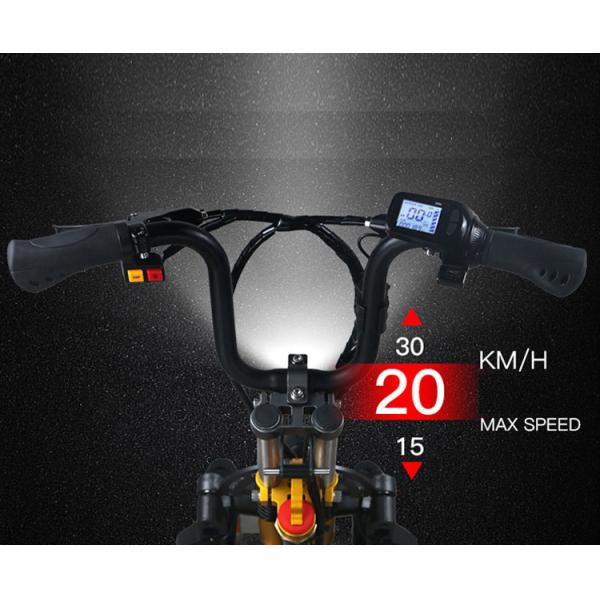 3 Wheel Electric Scooter Bicycle , Adult Foldable Electric Tricycle 3 Speed 350W