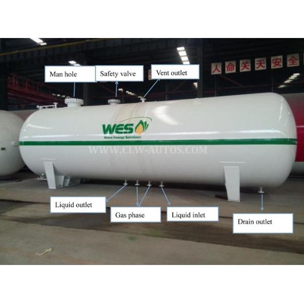 Leak proof 50000 Liters 25 Tons Liquid Ammonia Storage Tank
