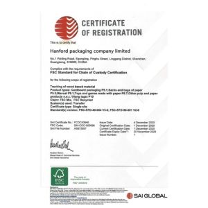 Hanford Ceramic product factory Certifications