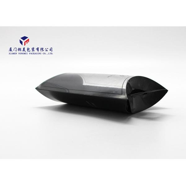 Cosmetics / Gifts Plastic Pillow Boxes Clear Front Window Custom Printing