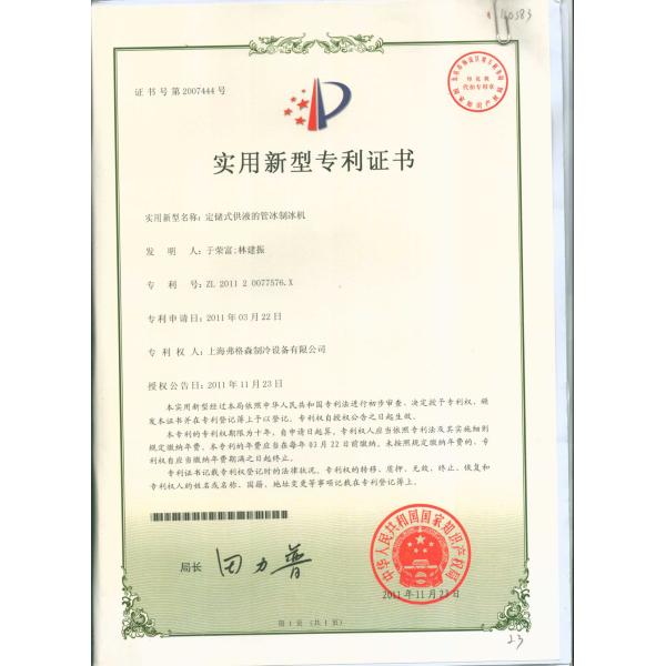 Automatic Pouch Packaging Ice Tube Cube Machine for Ice 30000kg Ice Storage Capacity