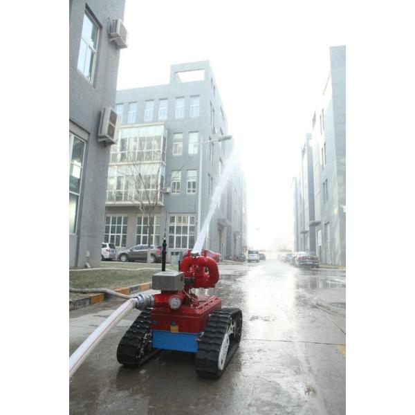 Remote Control Automatic Fire Fighting Robot , Automatic Fire Extinguisher Robot