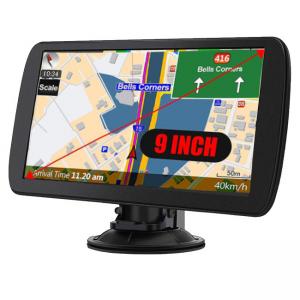 Quality 800X480px 500nits 9 Inch Truck Sat Nav , 1.5A Car Navigation Systems With Backup Camera for sale