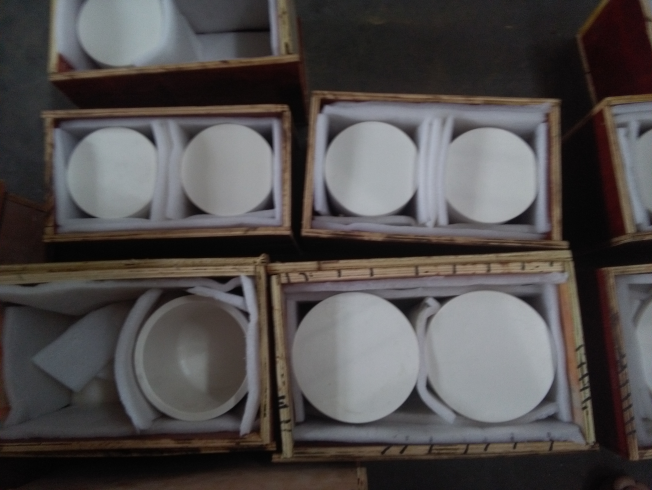 Vertical Wear-Resistant Corundum Ball Milling Jar for Alumina