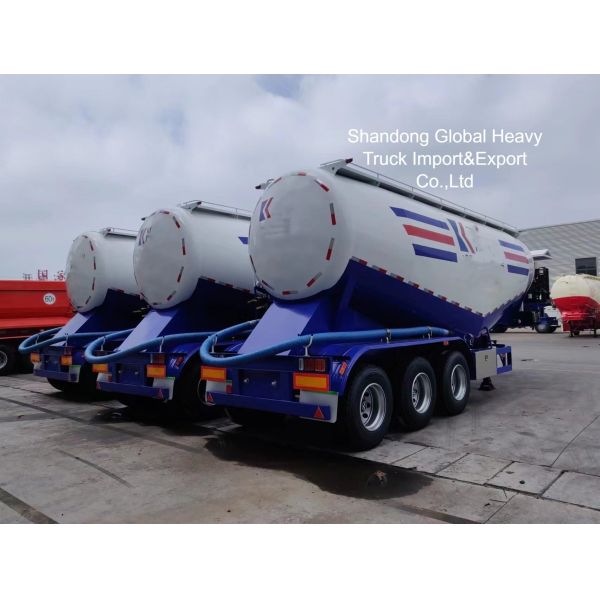 40 Tons 40 CBM Bulk Cement Tanker Semi Trailer with High-Strength Steel for Heavy-Duty Transport