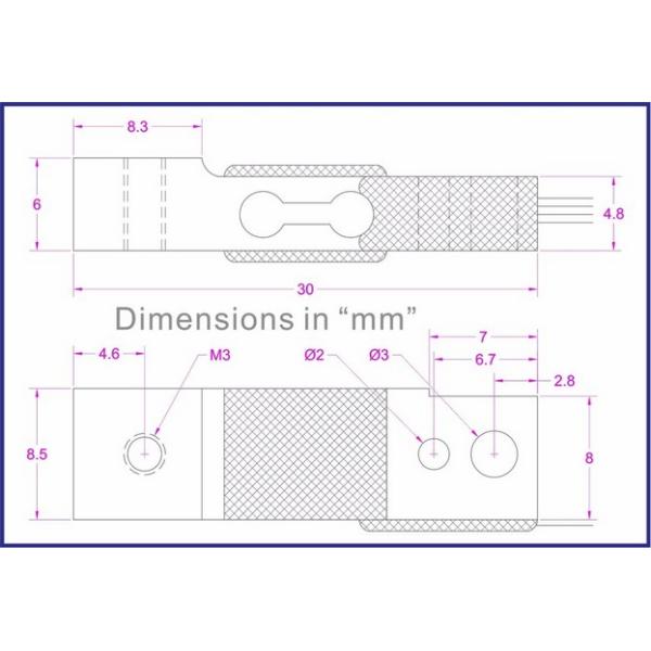 Miniature load cell 2kg small load cell sensor