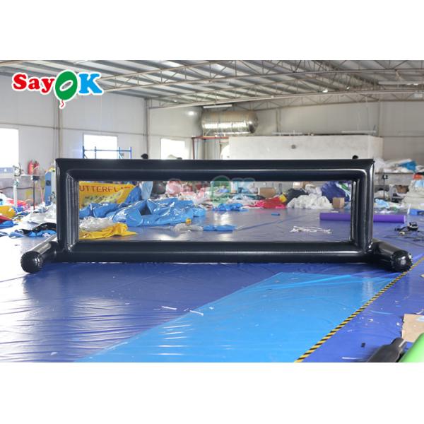 Saturn Water Toy 4x2x1.5m Inflable Volleyball Pool Floats With Net Water Party Toy