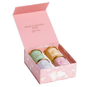 China CMYK Scented Candle Cosmetic Gift Box Packaging Spot UV on sale