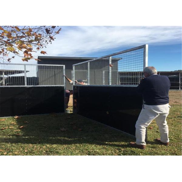 temporary horse stable with roofing 2200mm x 3600mm