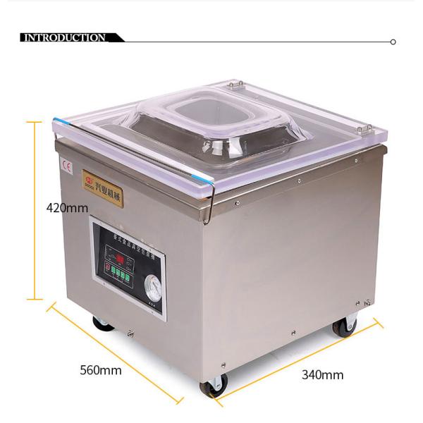 Vacuum Packing Machine DUOQI DZ-350 for Meat Fish Paste Sealing in Retail Market