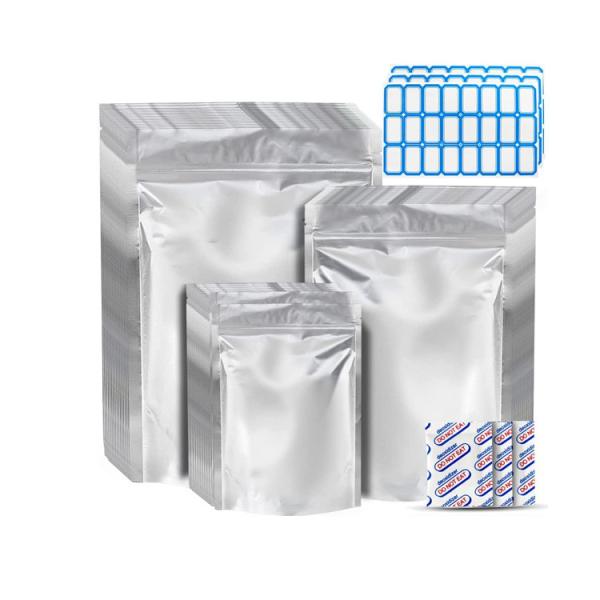 Heat Resistant 7.4 Mil Aluminum Foil Mylar Bags Airtight Fresh Save Vacuum Sealing