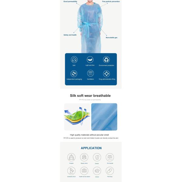 Unimax Medical 3XL 40gsm Disposable Isolation Gowns