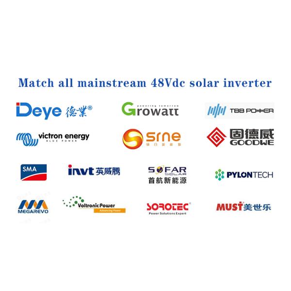 Home Stackable LiFePo4 Battery 5kw 10kw 24V 48V 50ah 100ah Solar Lithium Batteries