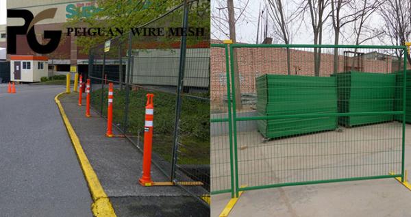 Galvanized Construction Site Fencing For Theft Prevention