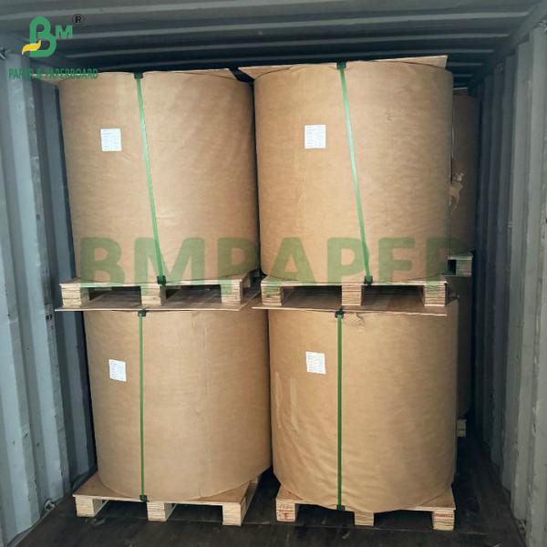 Uncoated Brown Kraft Paper 70gsm75gsm For Cement Packinging Bag Printable Outer Layer