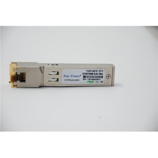 1.25G SFP Rj45 SFP Optical Transceiver Module 10/100/1000BASE-T