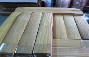 Quality Natural Wood Flooring Veneer Yellowish Brown , Engineered Wooden Flooring for sale
