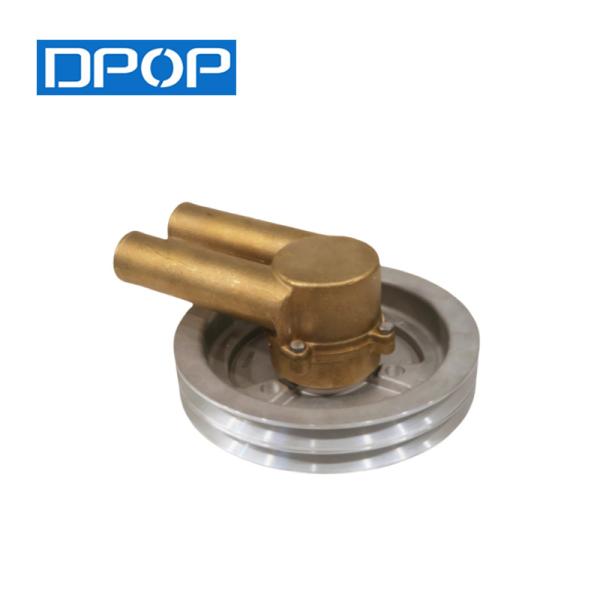 DPOP Raw Sea Water Pump 21214596 3858229 Double V Belt Pulley For Volvo Penta 4.3, 5.0, 5.7 GL