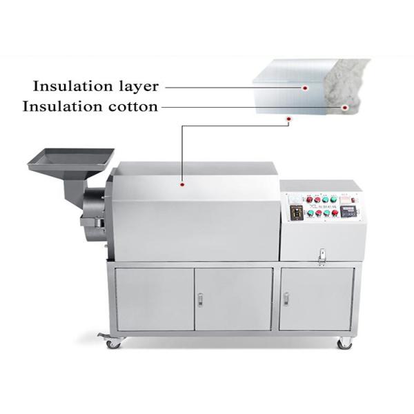 stainless steel roasted pepper soya beans machine walnut hazelnut roasting maker equipment