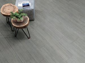 Quality ISO13006 200x1200mm White Wood Effect Floor Tiles Modern Rustic Hotel 1000SQM for sale