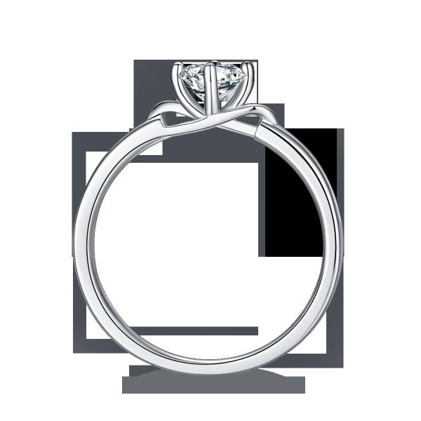 White Square Moissanite And Sapphire Platineve Diamonds Jewelry Women Ring With Silver1.94CTW