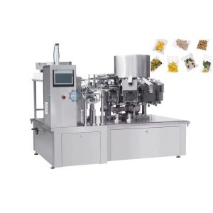 Automatic Rotary Vacuum Packaging Machine Multifunction Table Top Food